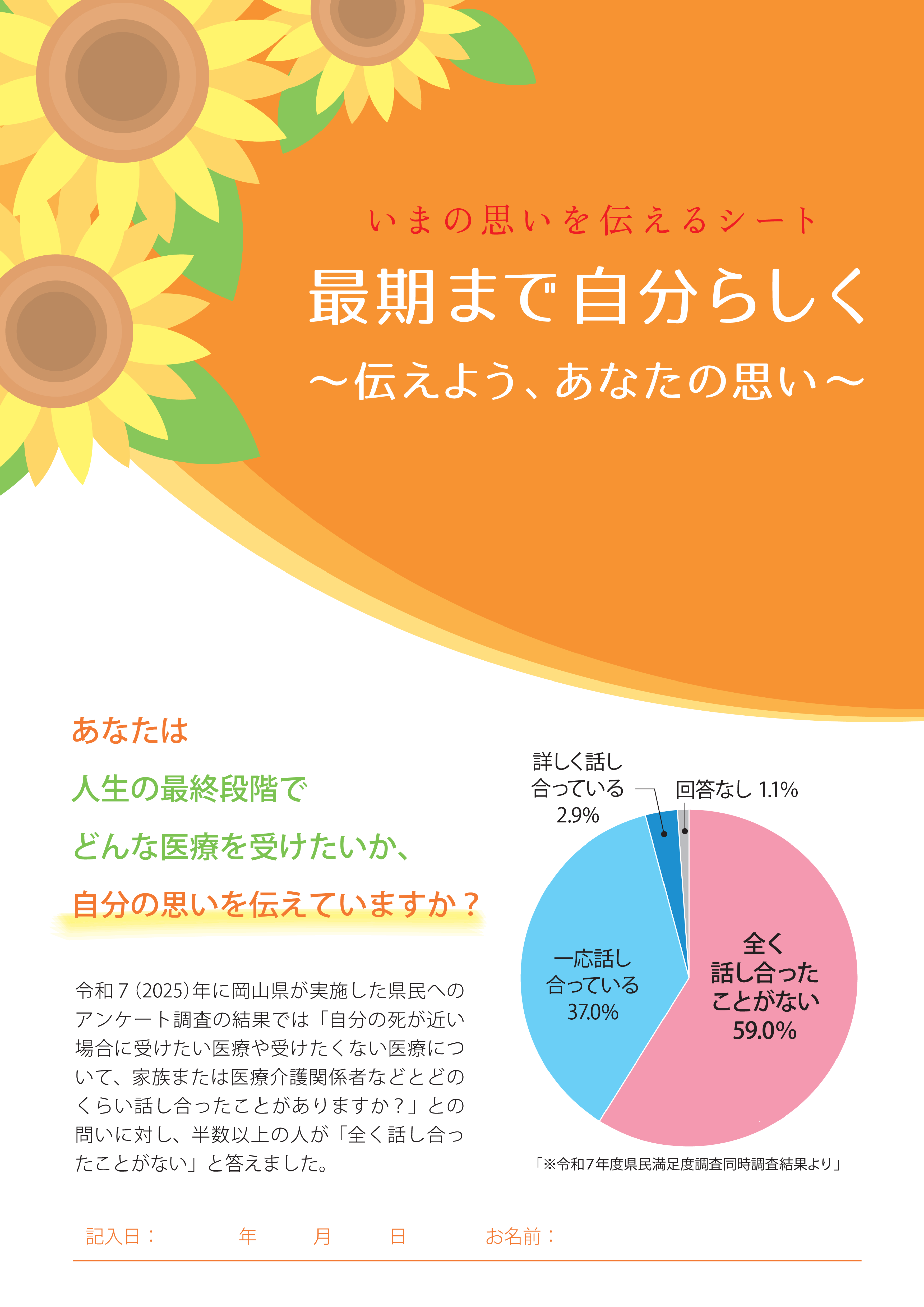 リーフレット(橙)