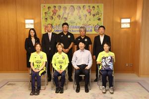 吉備国際大学Charme岡山高梁 知事表敬訪問