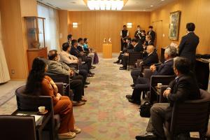 インド・プネ市長 表敬訪問