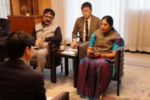 インド・プネ市長 表敬訪問
