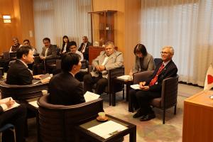 インド・プネ大学副学長 プラバラ医科大学学長 岡山大学学長 表敬訪問