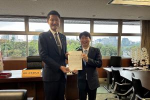 国への要望活動〔朝日 国土交通副大臣〕