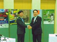 香川岡山両県知事会議の写真