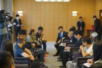 香港メディア取材ツアー参加者が知事を表敬訪問