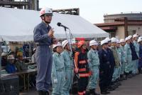 水島地区石油コンビナート総合防災訓練を実施