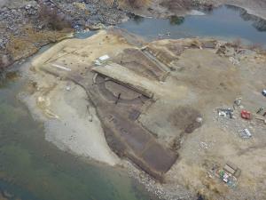 酒津遺跡のようす