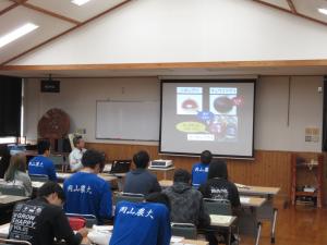 岡山甘栗の講義　