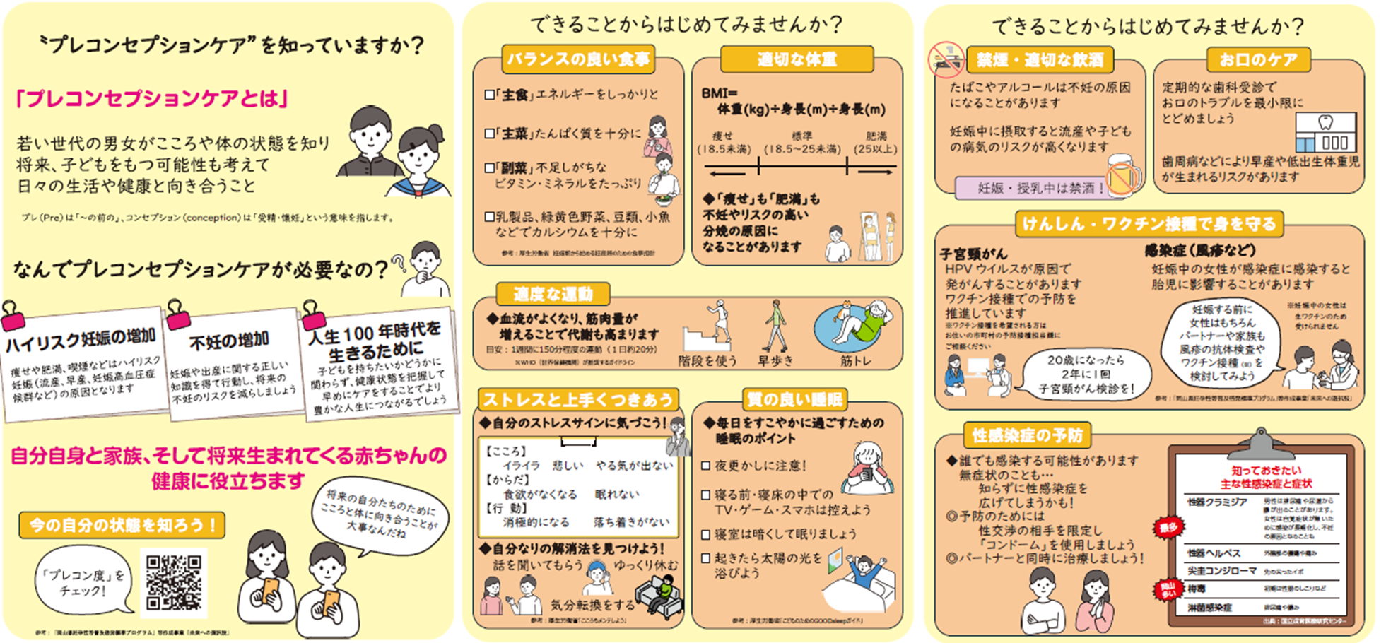 プレコンセプションケア、できることからはじめてみませんか