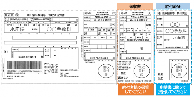 ４連納付書（見本）