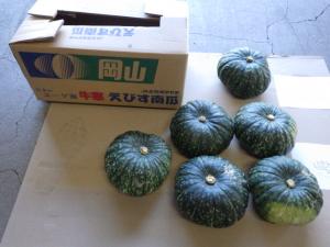 牛窓地域特産のかぼちゃ