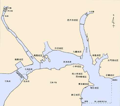 岡山港港湾区域