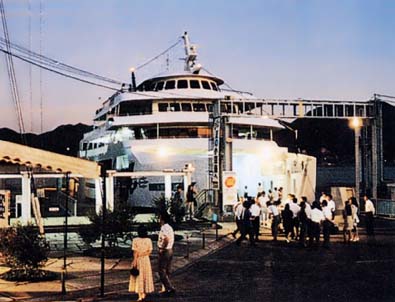 新岡山港フェリー乗り場(高島地区)