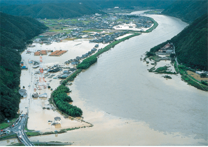 平成10年 台風10号による洪水被害