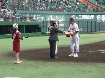 プロ野球オープン戦の写真