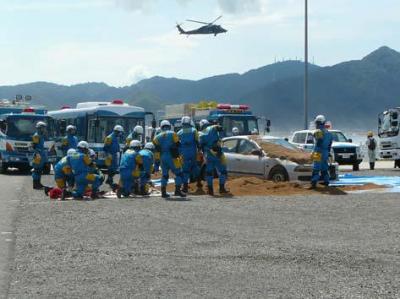 大規模津波防災総合訓練の写真