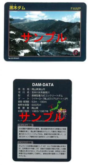 ダムカード　サンプル
