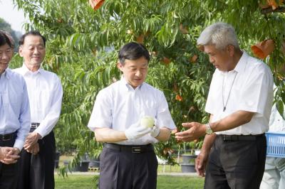 岡山県農林水産総合センター御視察２