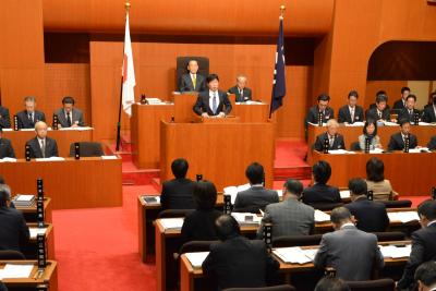 １１月定例会開会