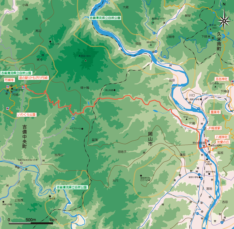 吉備高原横断ルート 13 ストックファーム自然体験のみち 岡山県ホームページ 自然環境課