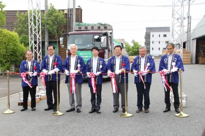 東京オリンピック・パラリンピック競技大会選手村ビレッジプラザ県産木材出発式fromおかやま２