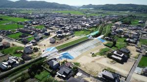 【６月１５日】平成30年7月豪雨災害　決壊箇所の原形復旧完了