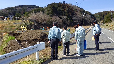 現地確認の様子