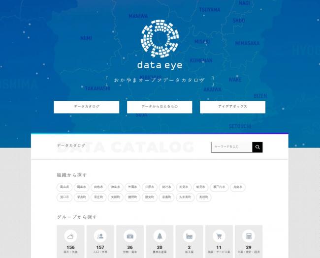 おかやまオープンデータカタログサイト