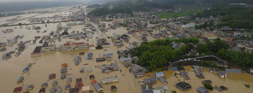 平成30年７月豪雨災害の様子