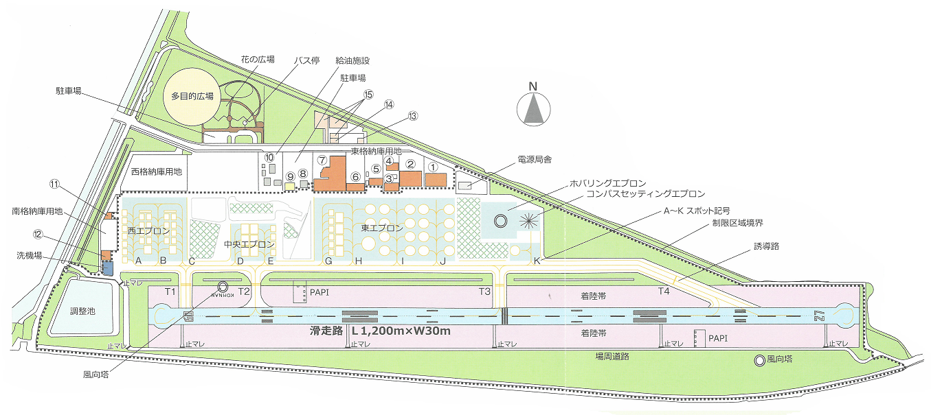 飛行場平面図