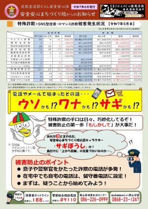 特殊詐欺等の被害状況