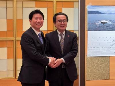 岡山・香川両県知事会議の様子１