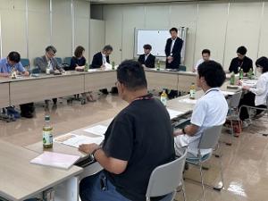 開会あいさつをする産地づくり連絡協議会長