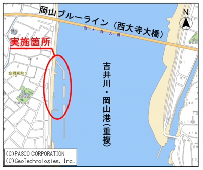 放置艇合同調査箇所図