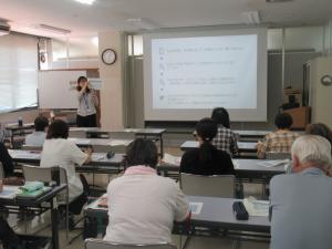 保健所を講師に演習（勝英会場）